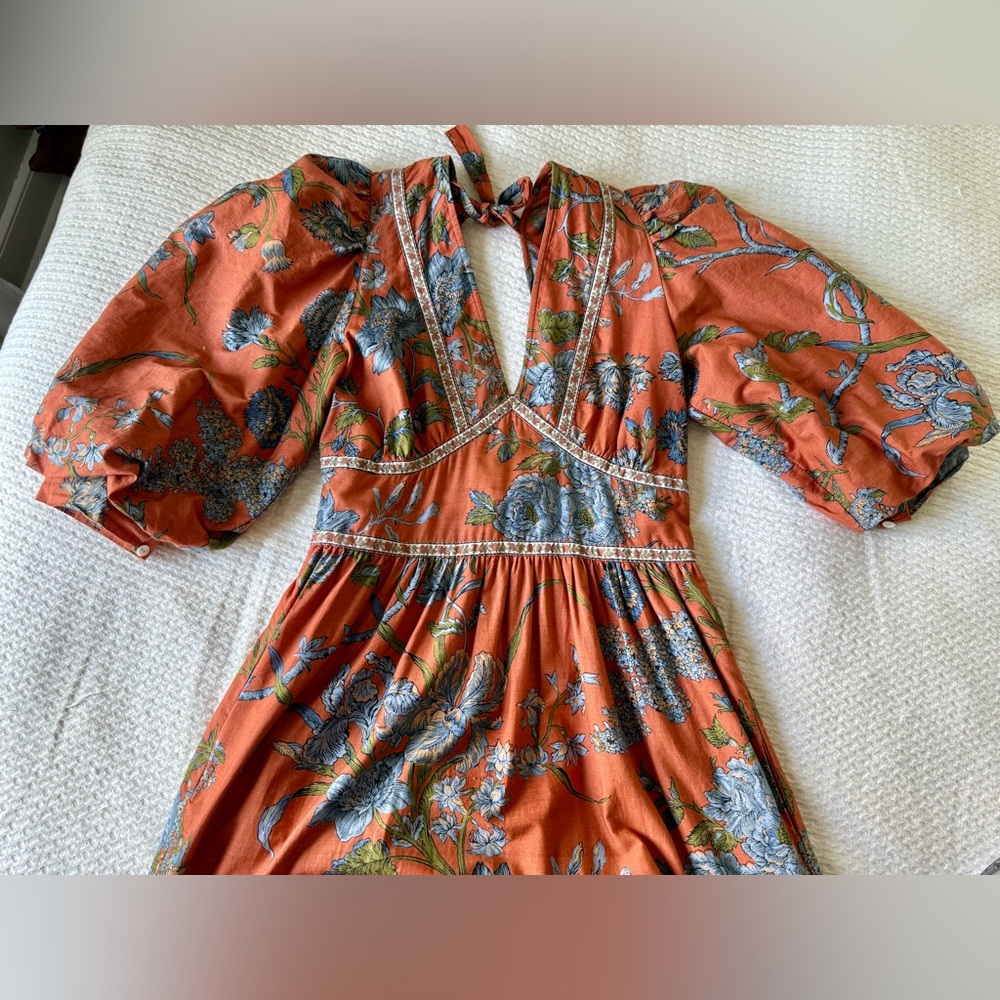 Anthropologie - House of Harlow Wanda Floral Midi Dress - Picture 8 of 10
